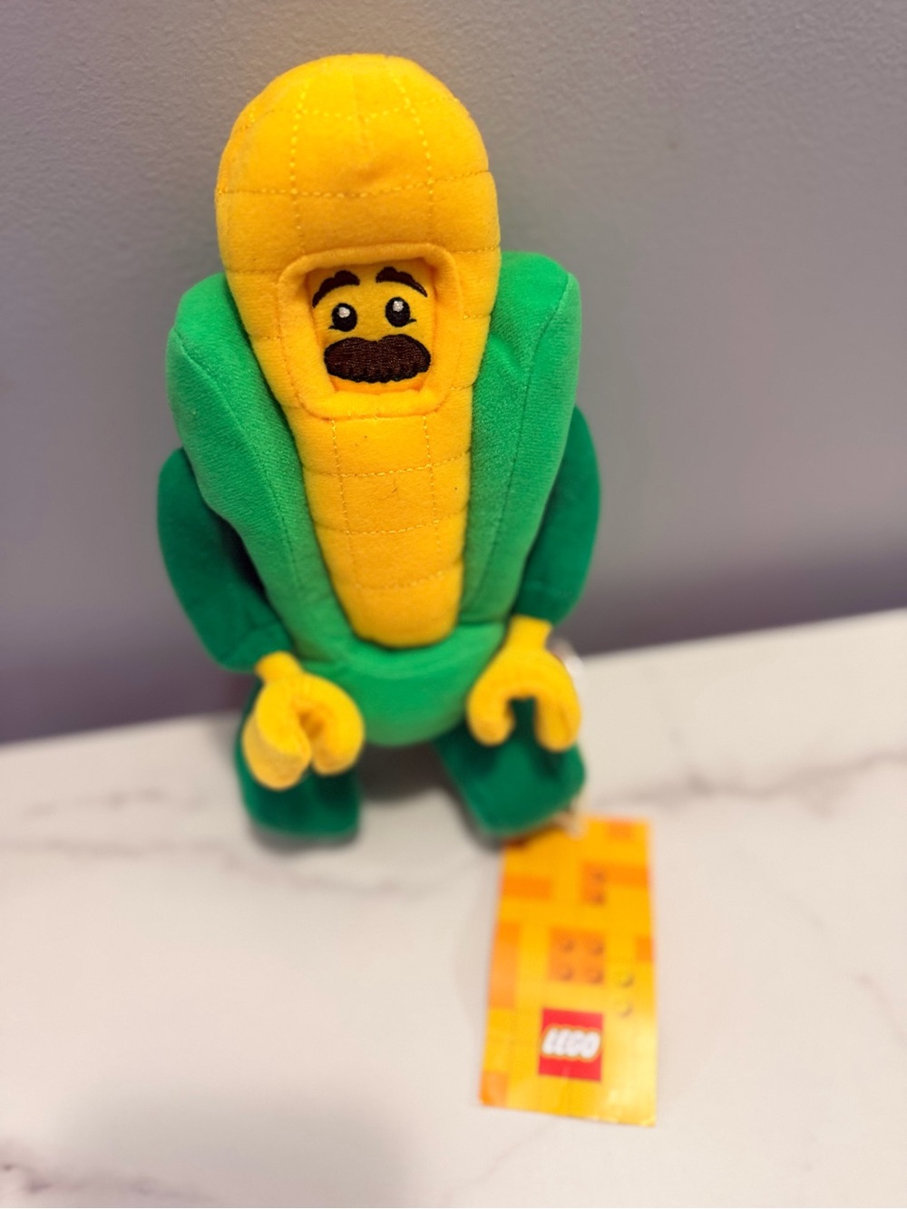 Lego Yellow & Green Corn Cob Plush Character